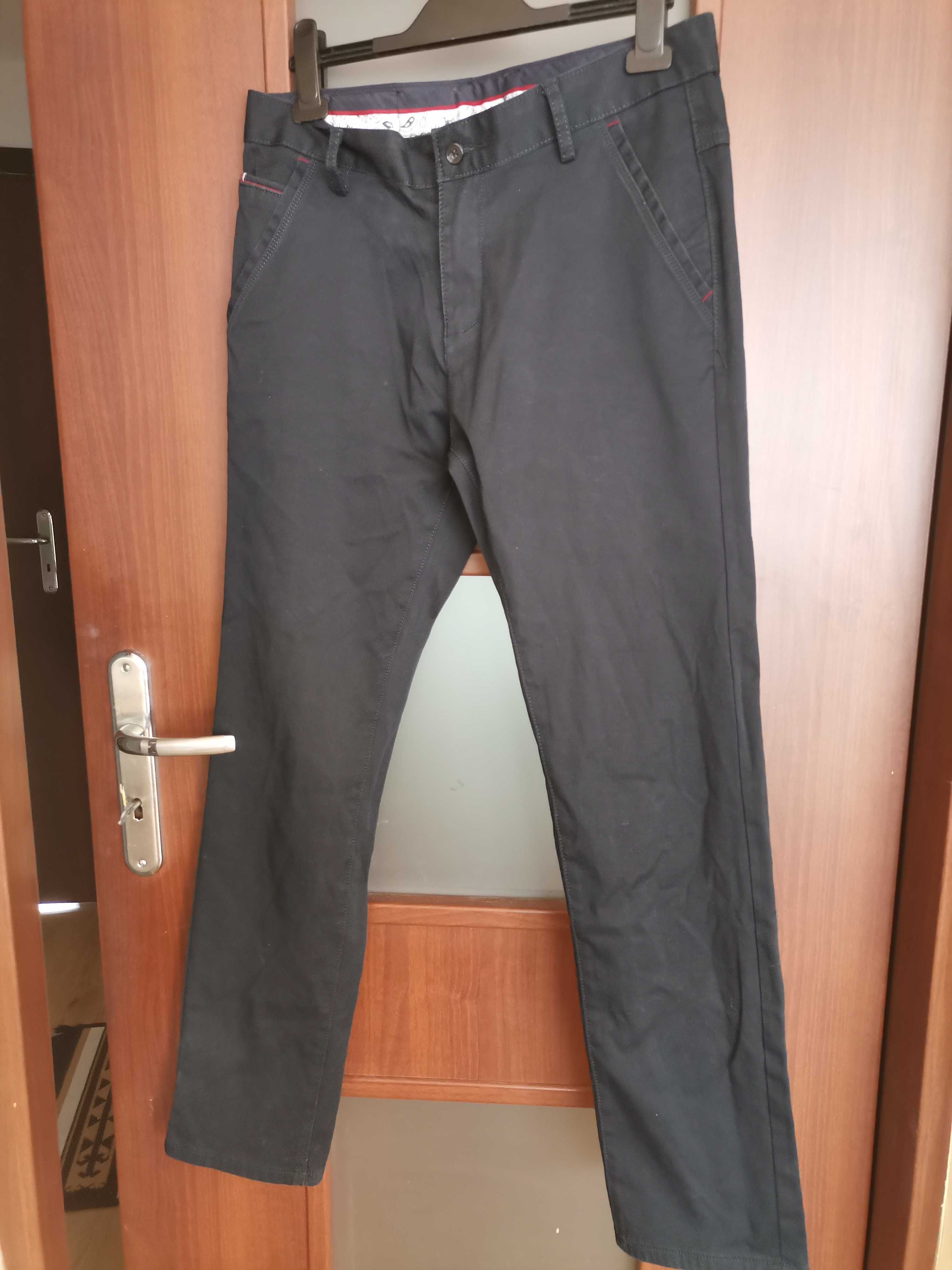 Kingbon eleganckie spodnie męskie pas 40 cm  W32 L32