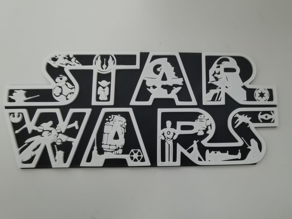 Logo Star wars decorativo