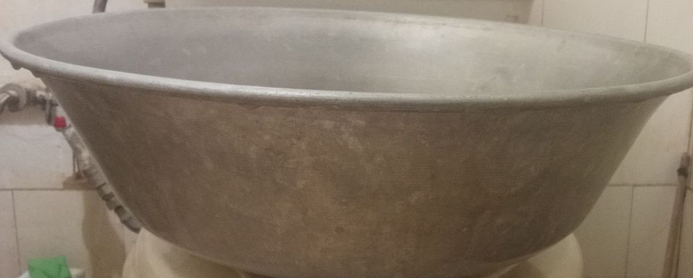 Миска - таз, крышка алюминиевые