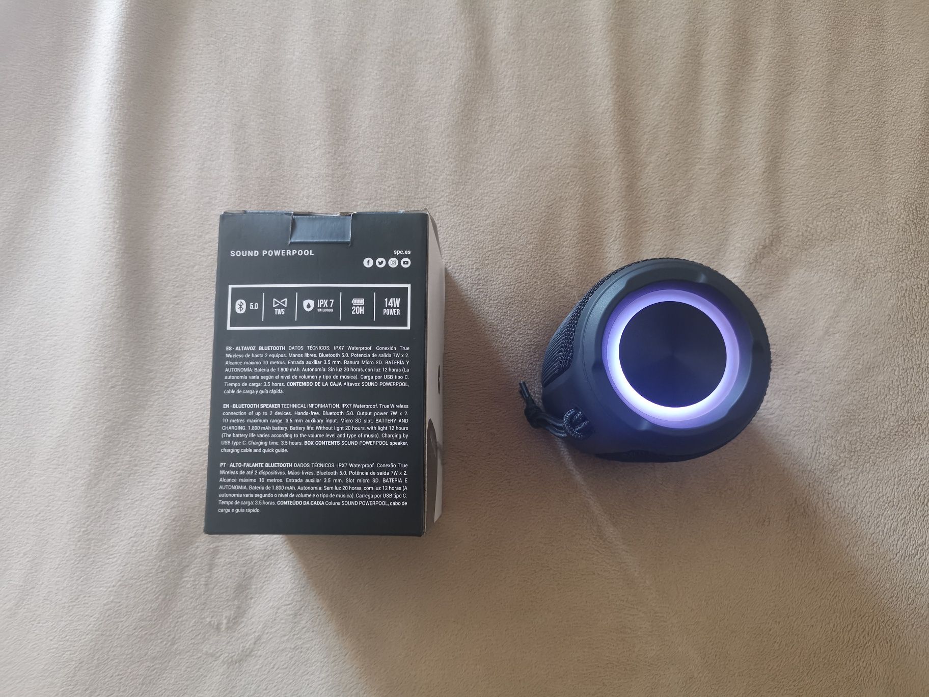 SPC sound powerpool - Coluna bluetooth