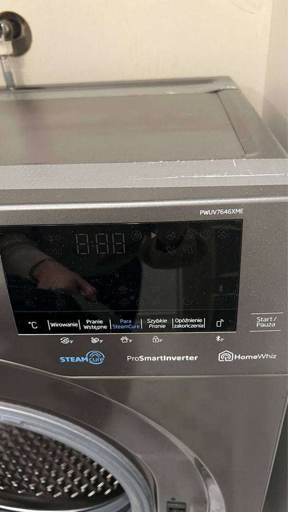 Pralka BEKO PWUV7646XME SteamCure 7kg 1200 obr Manhattan Gray