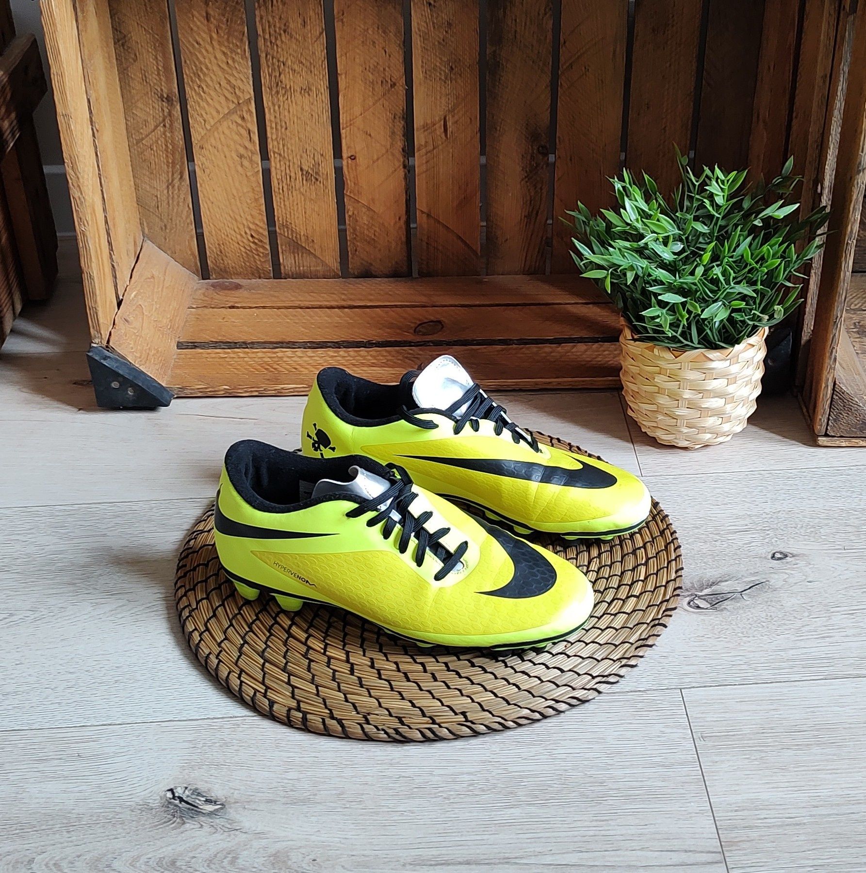 Neonowe korki buty Nike Hypervenom Phade Fg-R 41