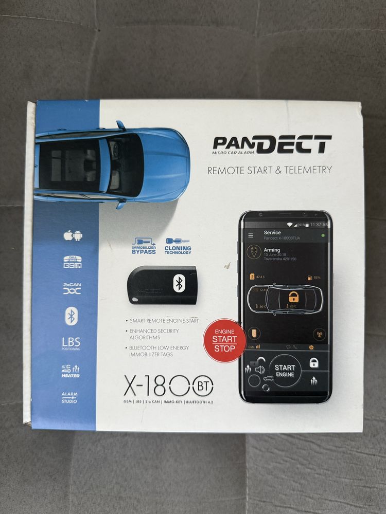 Автомобільна охоронно-протиугінна система Pandect X-