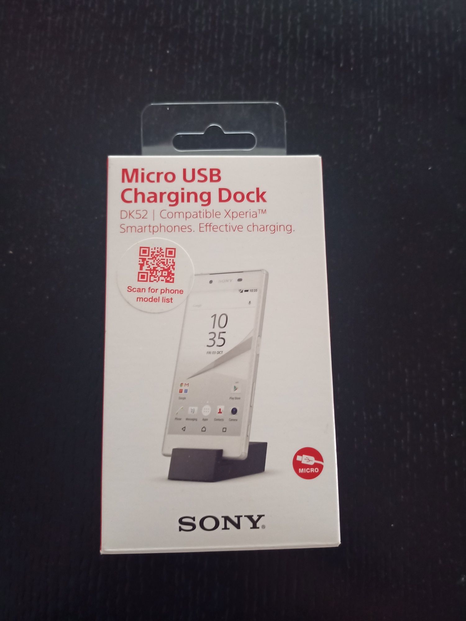 Sony stacja dokująca magnetyczna podstawka ładująca mikro USB DK52