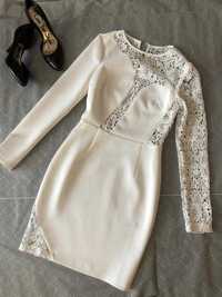 Біле плаття від asos з ажуром