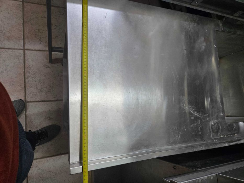 Stoły nierdzewne z zlewem i baterią