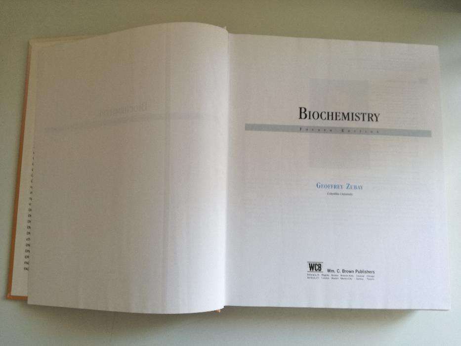 Livro Biochemistry - Geoffrey Zubay