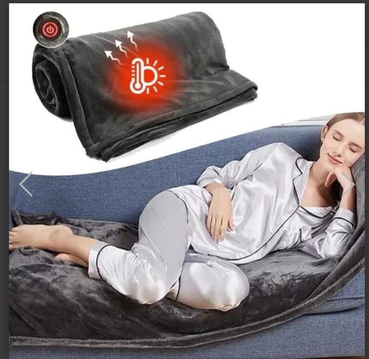 Електроковдра Плед з підігрівом (155*80) USB