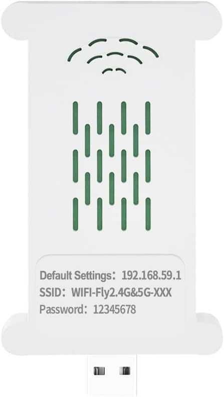 Wzmacniacz USB Wi-Fi, Repeator WiFi, Wi-Fi 1200 Mbps 2,4 GHz i 5 GHz