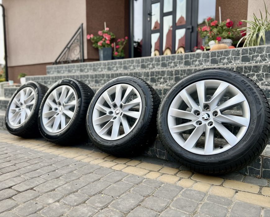 Колеса в зборі 5х112 r17 зима 215/55 Skoda Octavia A5 A7 A8 Superb
