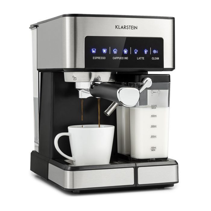 Kolbowy Ekspres Ciśnieniowy Klarstein Arabica Comfort 1350 W Srebrny