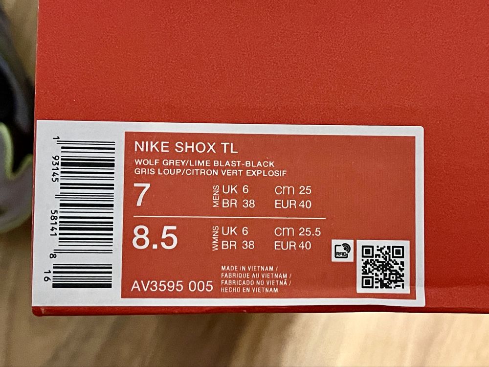 Buty sneakersy Nike Shox TL r. 40 - oryginalne! Okazja!