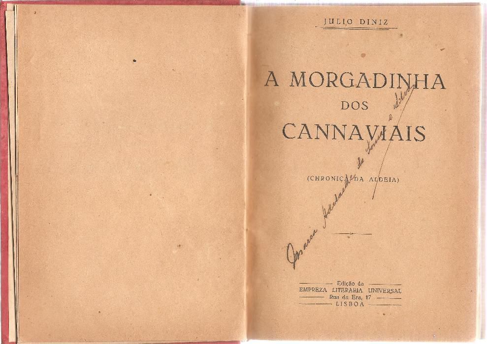 A Morgadinha dos Canaviais de Julio Diniz