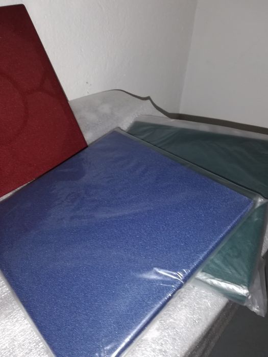 6 Tampas de colunas de som quadradas 19cm