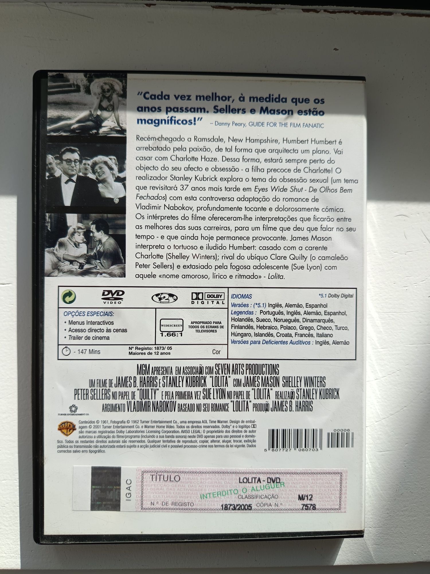 DVD lolita      .