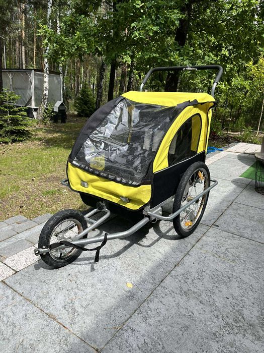 Wózek rowerowy XL 2 osoby, przyczepa rowerowa 2x dzieci