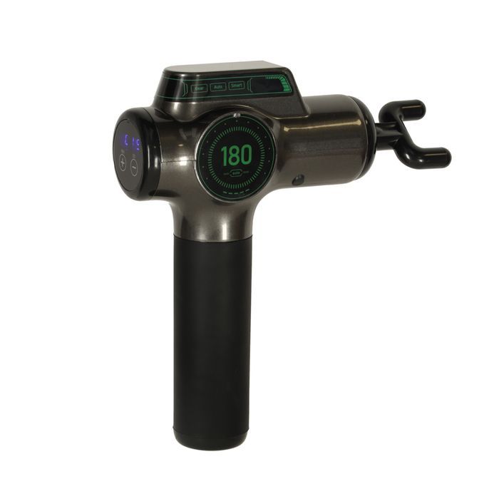Pistolet do Masażu Masażer Pleców Stóp Ciała Gun Massage LED Zestaw