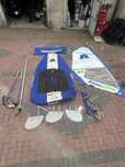 Deska sup do plywania Windsurfing AQUAGLIDE 4 in1