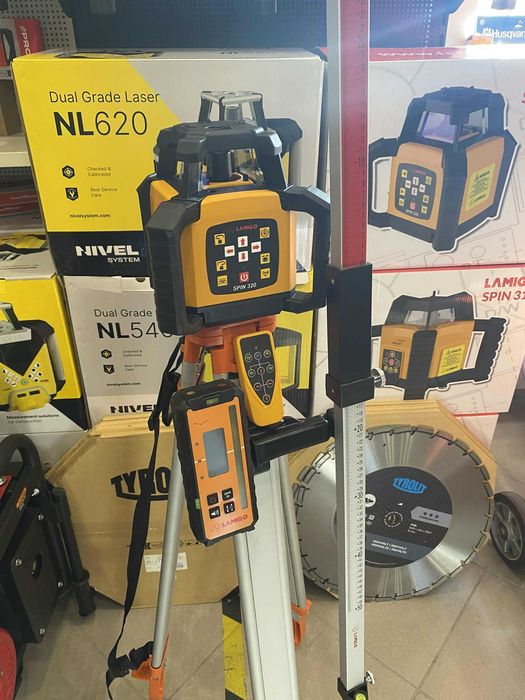 Niwelator Rotacyjny LAMIGO SPIN 320 Laser Nivel Topcon PL Spadki PRO