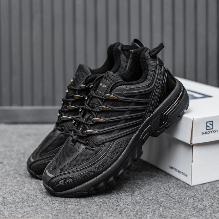 Зимние кроссовки Salomon ACS Pro термо черные 41,42,43,44,45 Саломон