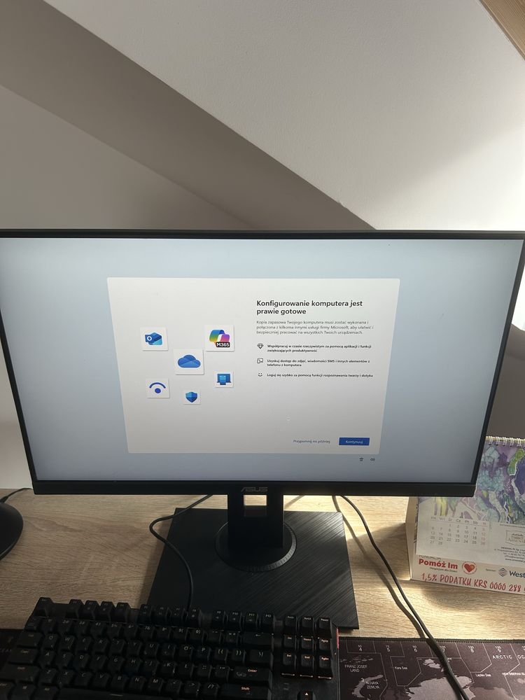Monitor Asus 24 cale