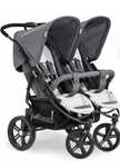 Wózek blizniaczy Roadster Duo SLX Grey Silver Spacerowy