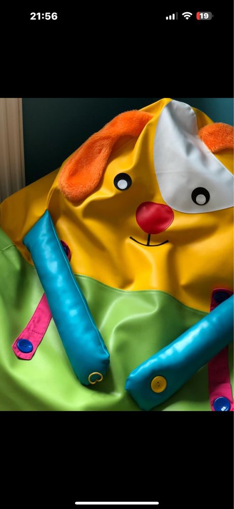 Sensoryczna pufa Piesek, siedzisko dla dzieci Bambino