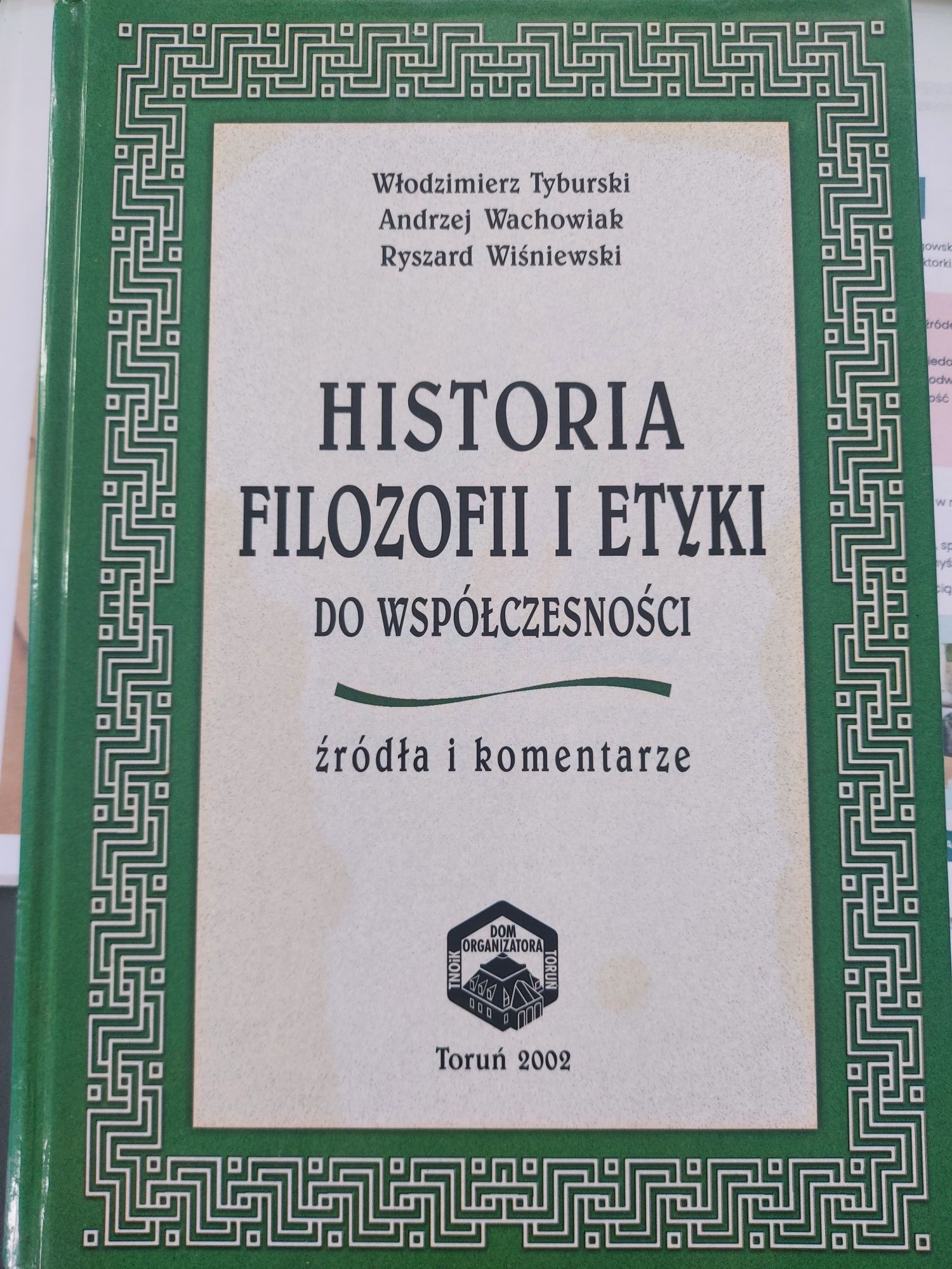 Historia filozofii i etyki Tyburski Wachowiak Wiśniewski