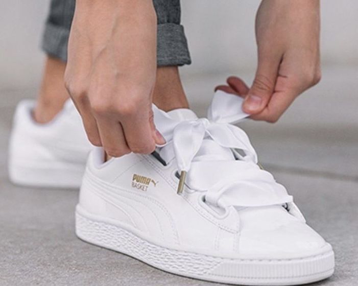 Sapatilha PUMA Basket Heart Satin