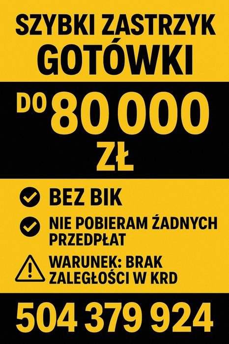 Kredyt dla firm spółek, z komornikiem bez zdolności bez bik