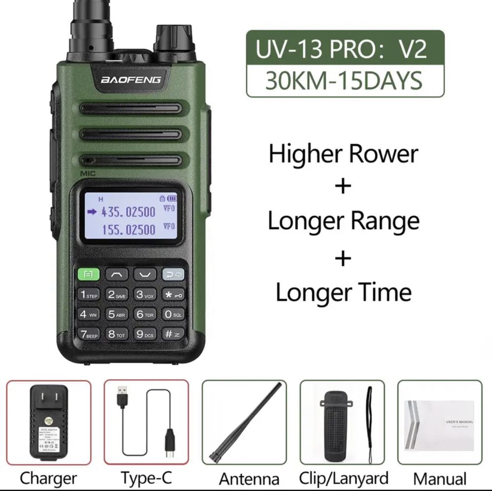 Рація Baofeng UV-13 Pro V2