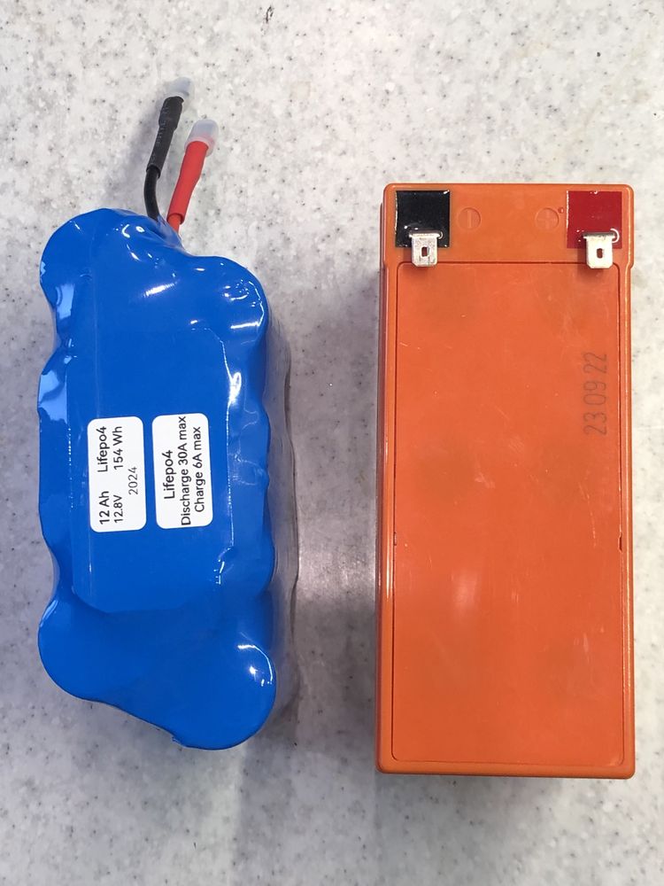 Аккумуляторная батарея LiFePO4 12 В 15Ah 6Ah 12V для ДБЖ UPS роутера