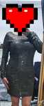 Sukienka wieczorowa cekiny Guess L