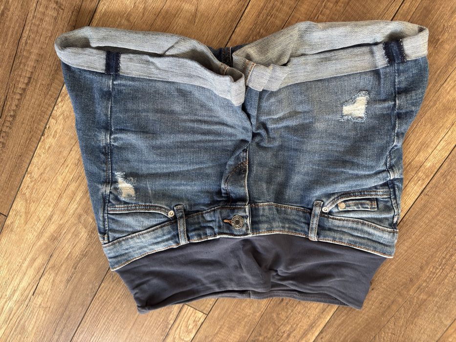 Krótkie Spodnie ciążowe hm rozm. S. Szorty jeansowe