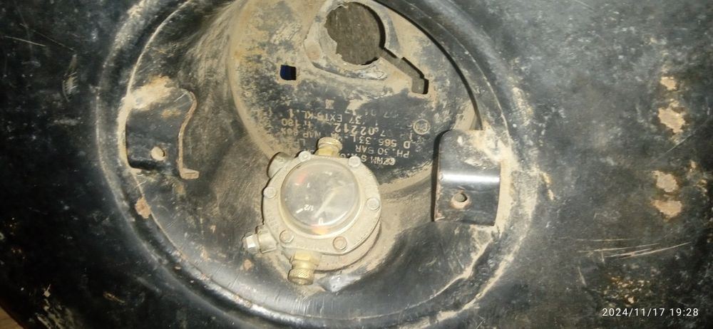 Балан газовый автомобильный 40 л таблетка , круглый