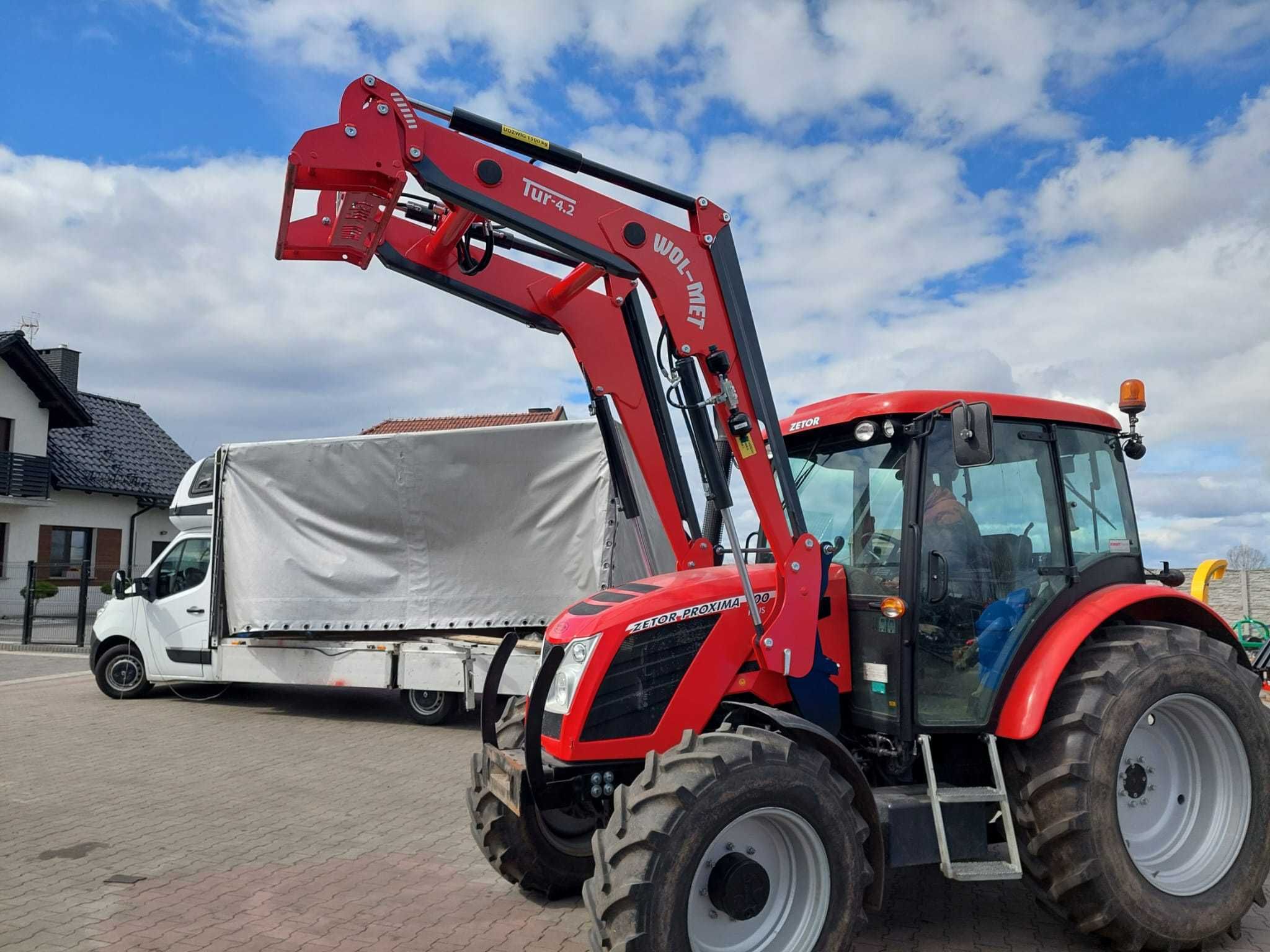 c385 Ładowacz czołowy TUR Belarus Zetor Pronar MTZ TUR 902 WOL-MET 914