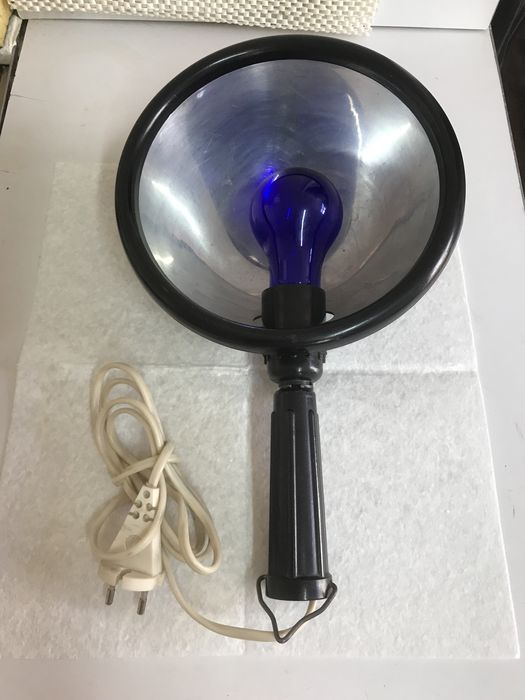 Синяя лечебная лампа Минина прошлого века