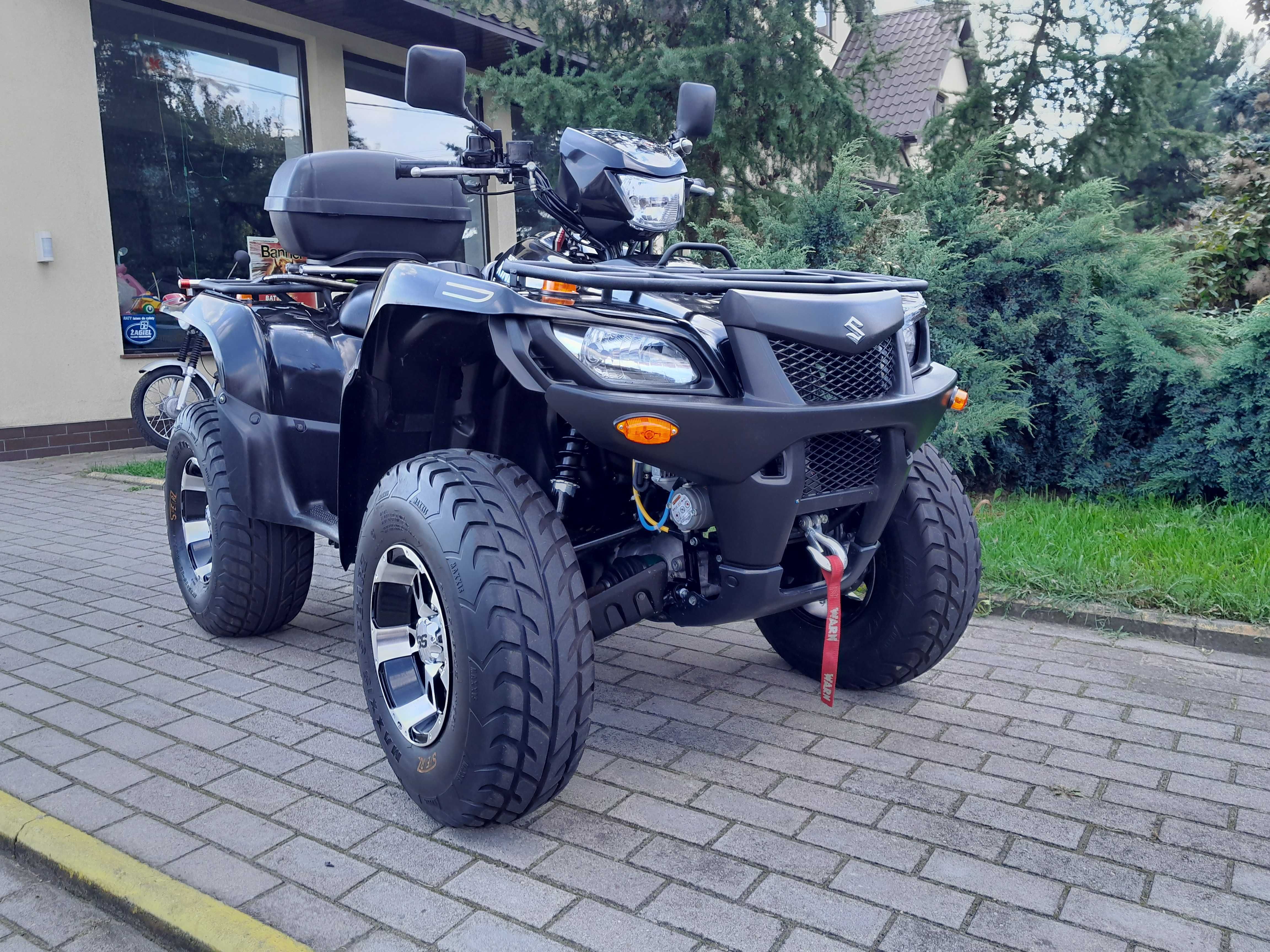 Suzuki kingquad 700 salon pl jak nowy rejestracja grizzly 750 plug