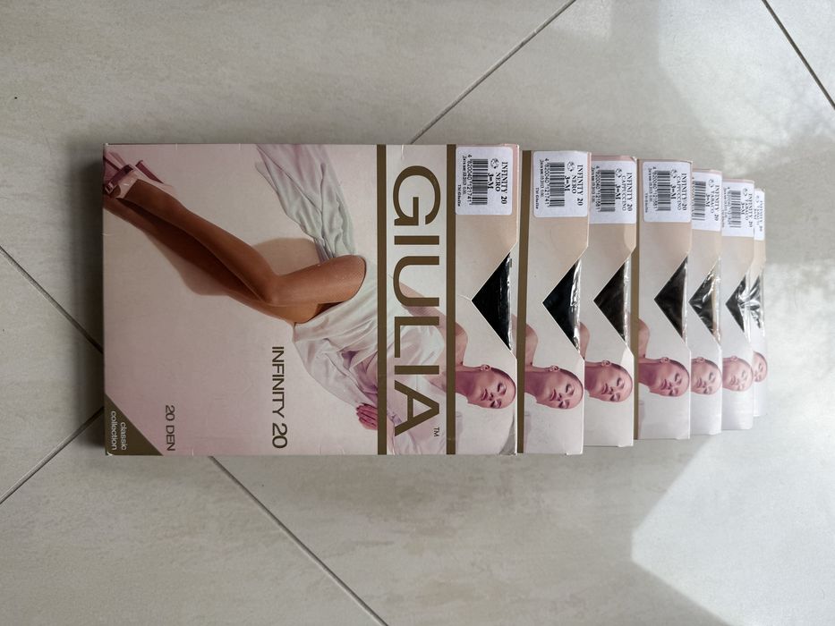 Rajstopy damskie Giulia 20 den, rozm.3 różne kolory