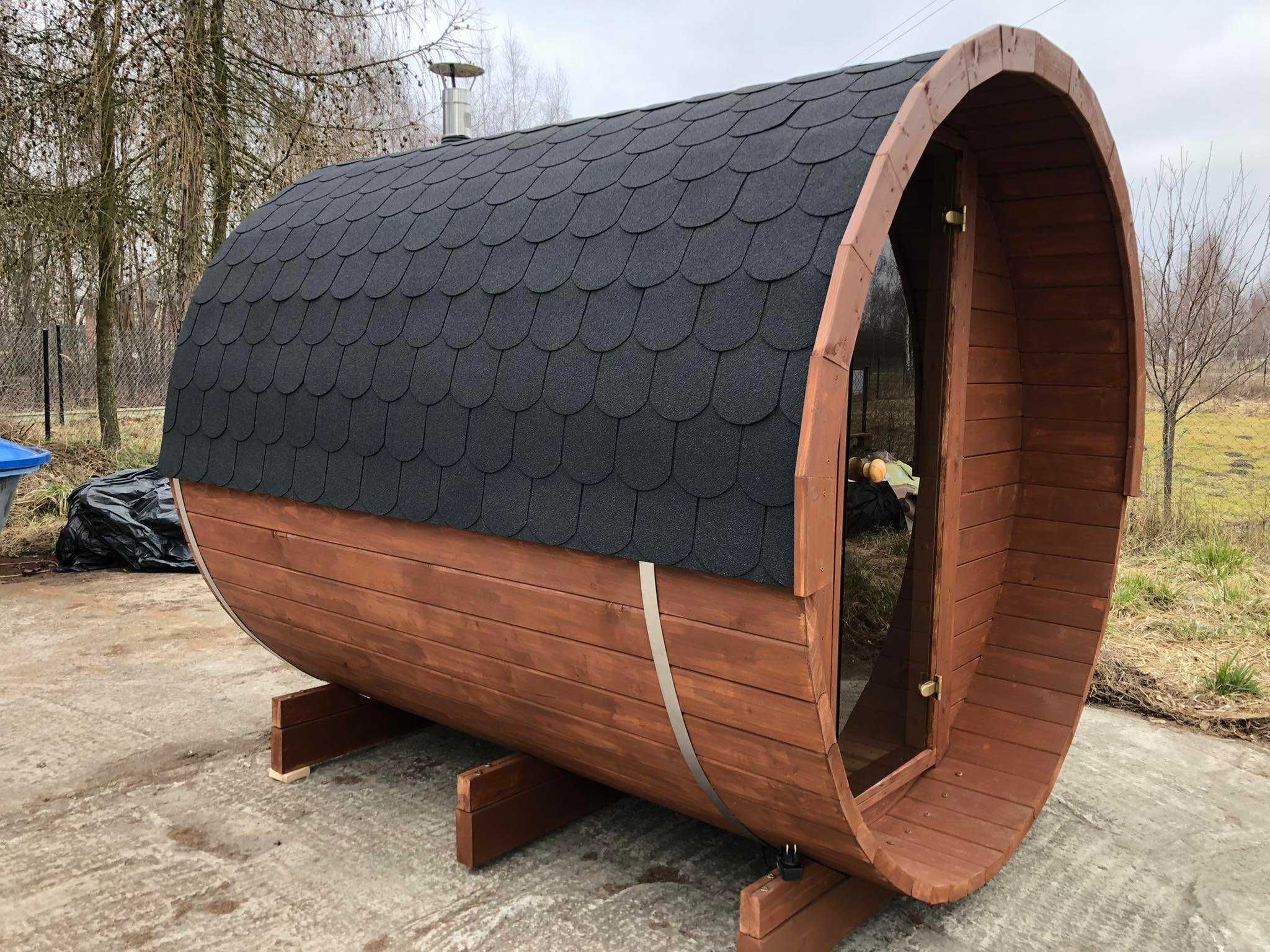 Sauna Ogrodowa 2,5 m x 2,2 m Cały komplet Piec +akcesoria Raty Leasing