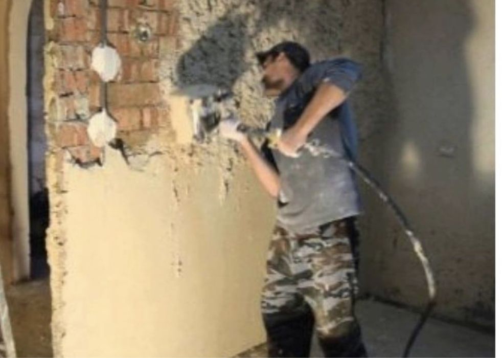 Projetor reboco chapisco