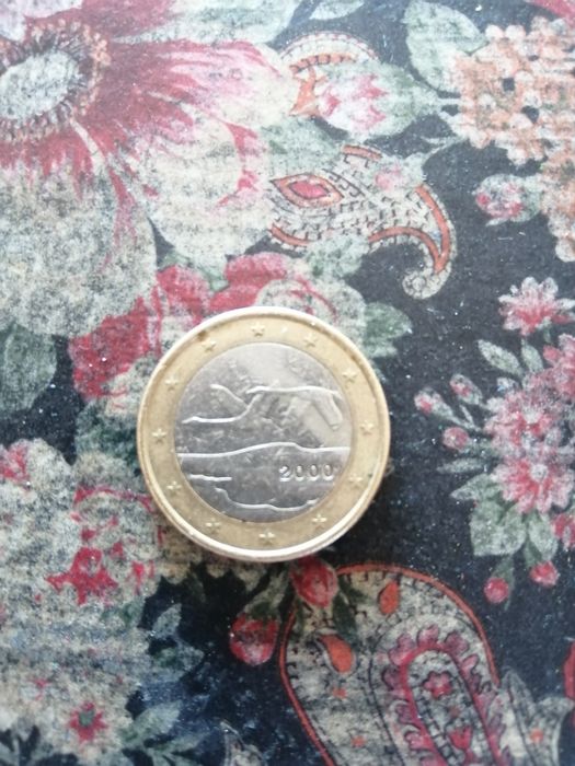 Moeda filandesa 2002  rara de 1 euro.