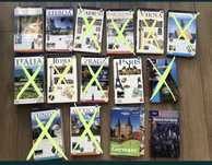 Guias de viagem variados (lote completo ou em separado)