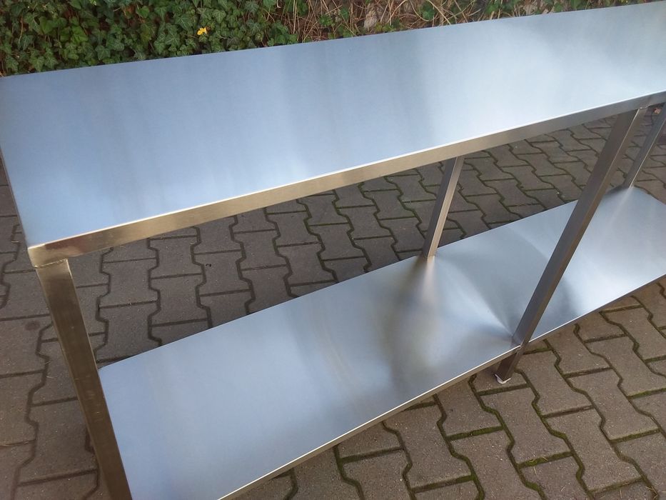 Stół kuchenny stolik nierdzewny 40/200/85cm stół pomocnik wysyłka