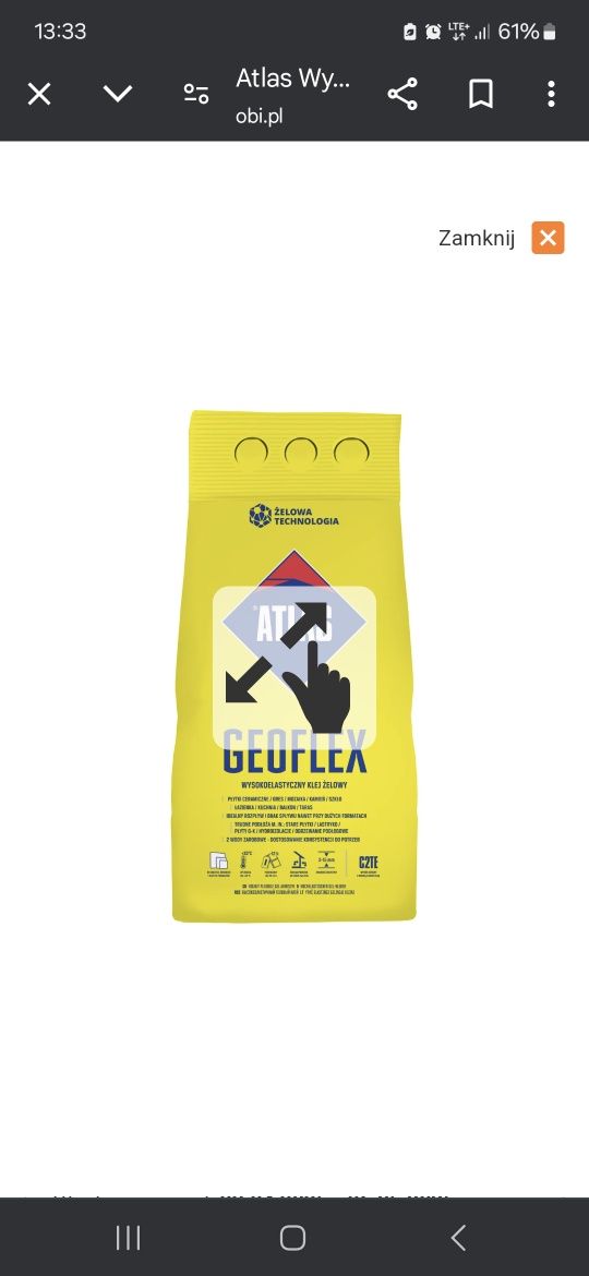 Atlas klej 5kg 9 sztuk