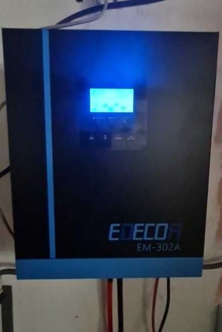 [NOVO] Inversor Híbrido EDECOA 3000W 24V • 80A MPPT • Onda Pura UPS