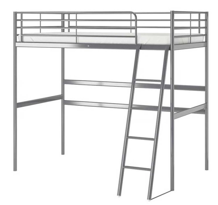 Łóżko piętrowe IKEA SVARTA (bez materaca)