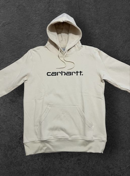 Sweat Carhartt Branca e Preta de Algodao Tamanho M