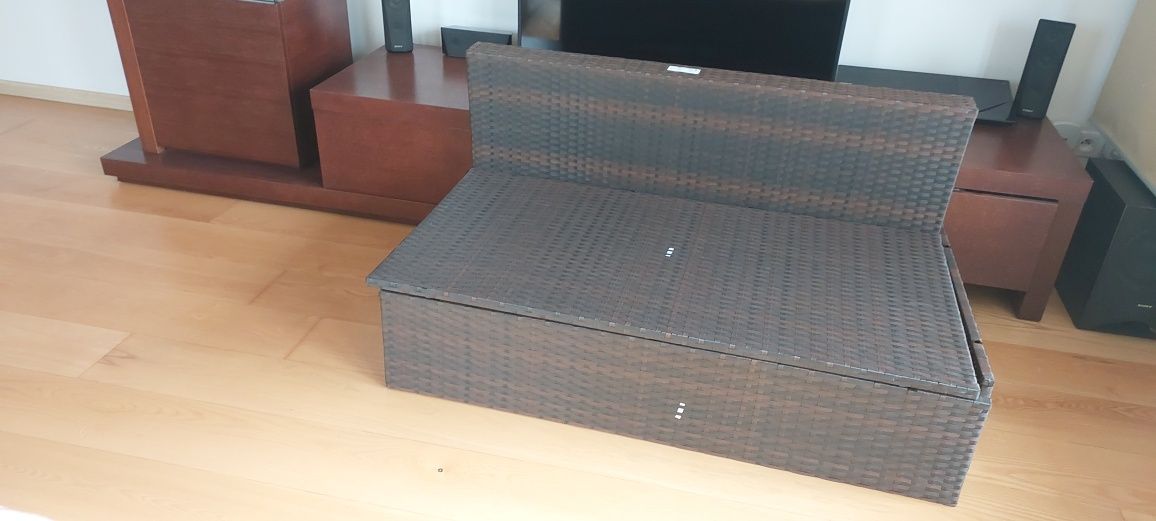 Sofa rattan 120x60x30 Nowa