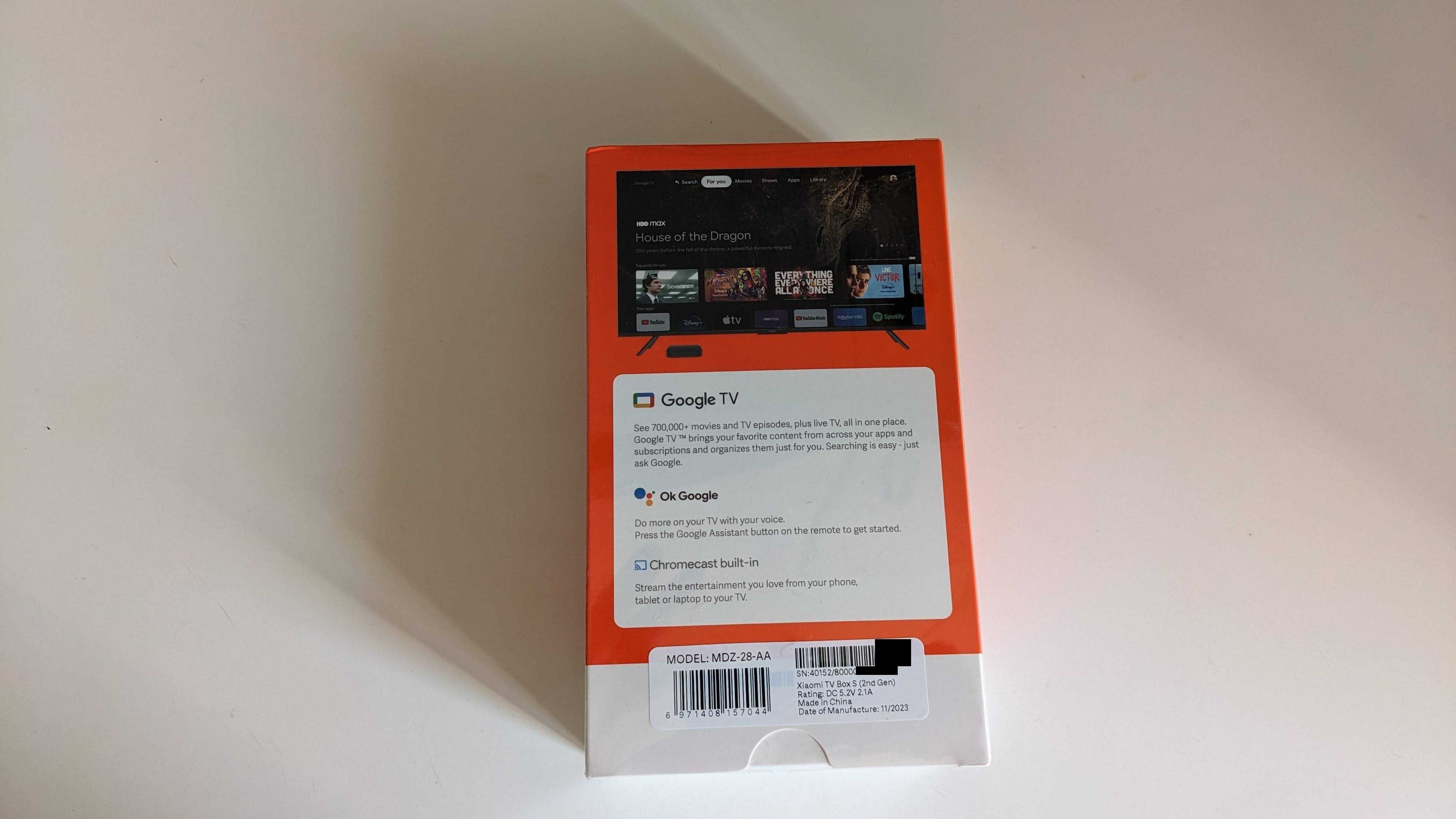 Xiaomi Mi Box S 4K 2nd Gen (MDZ-28-AA) (Міжнародна версія)